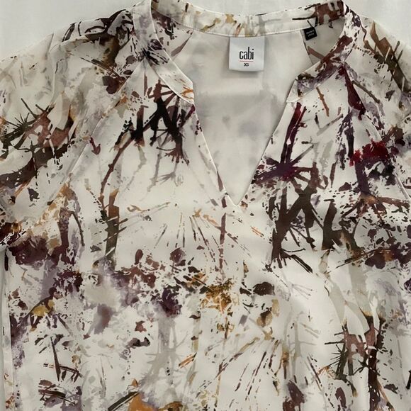 New NWOT CAbi Goddess Blouse Long Sleeve Style #3694 Size XS - Picture 6 of 10